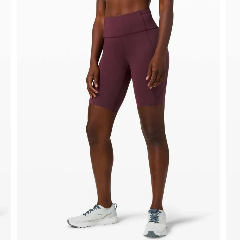 Lululemon Fast And Free Short 10" Cassis 6 - Picture 2 of 11